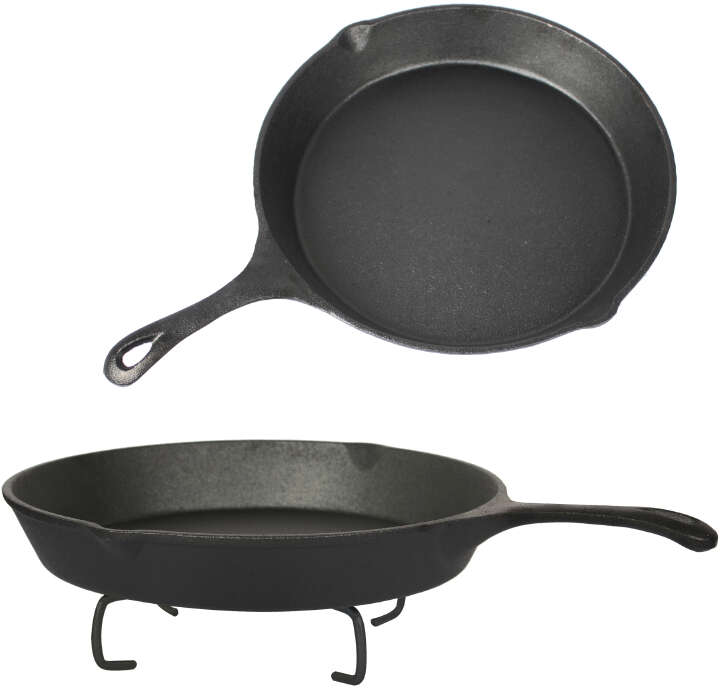 EL FUEGO Dutch Oven-Set 7-teilig in Holzbox